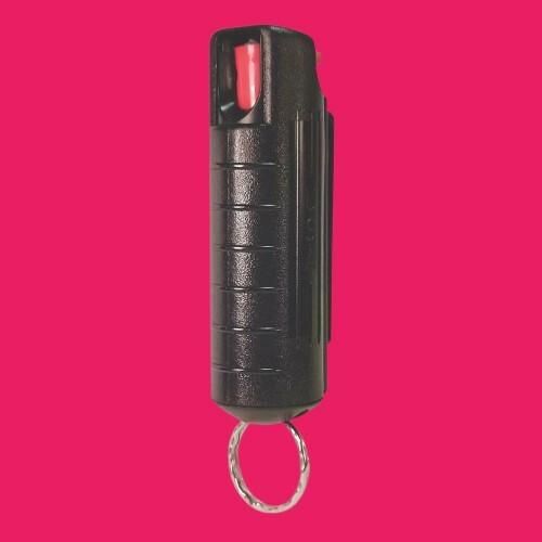 Pepper Spray .50oz Self Defense Security Hardshell Keychain Molded