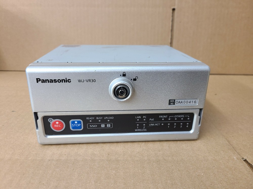 Panasonic Arbitrator Video Processing 360d recording + Power cable + Key WJ-VR30