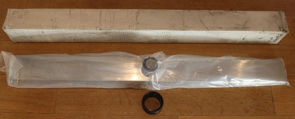 Thunderbird SDLN-36-TG - 36" Linear Shower Drain for Tile Insert Stainless Edge