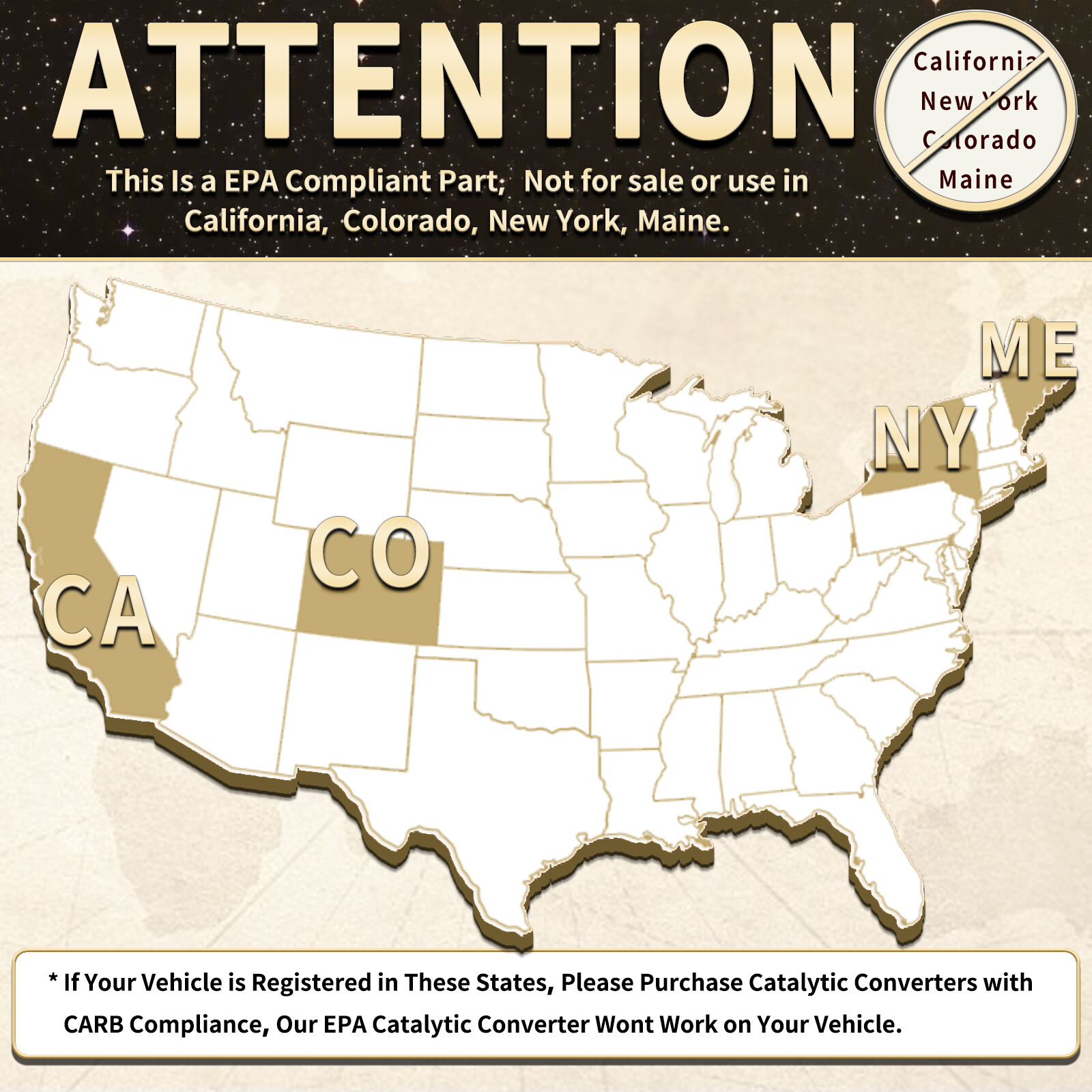 Catalytic Converter set for Ford FLEX/EXPLORER 3.5L 2010-2019 Turbocharge