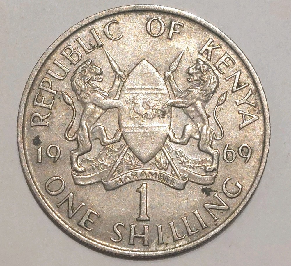 Coin Kenya: 1 Shilling 1969