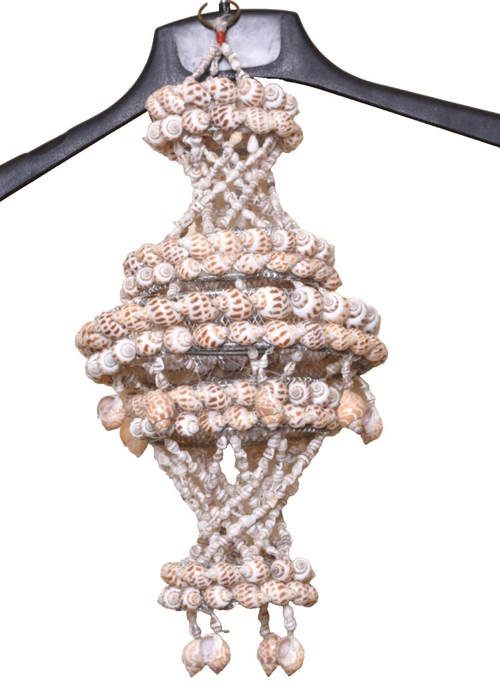 Hanging Vintage Shell Macrame Chandelier Style Seashells Decoration