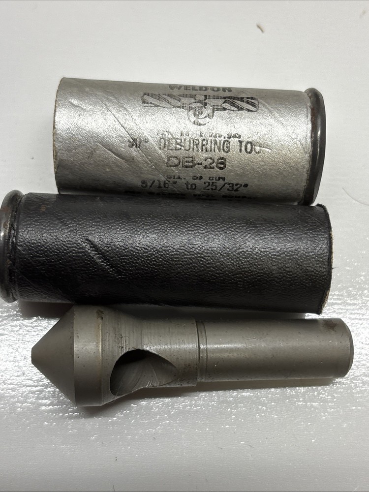 New WELDON Countersink # DB-26 x 90° Degree Deburring Tool Chamfer, NOS
