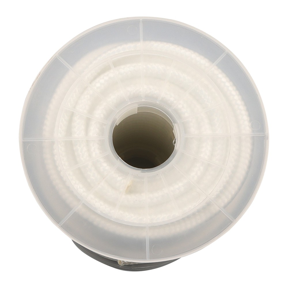3/8 Inch Nylon Rope 100 Foot Spool 100% Nylon Solid Braid Rope Dyeable White