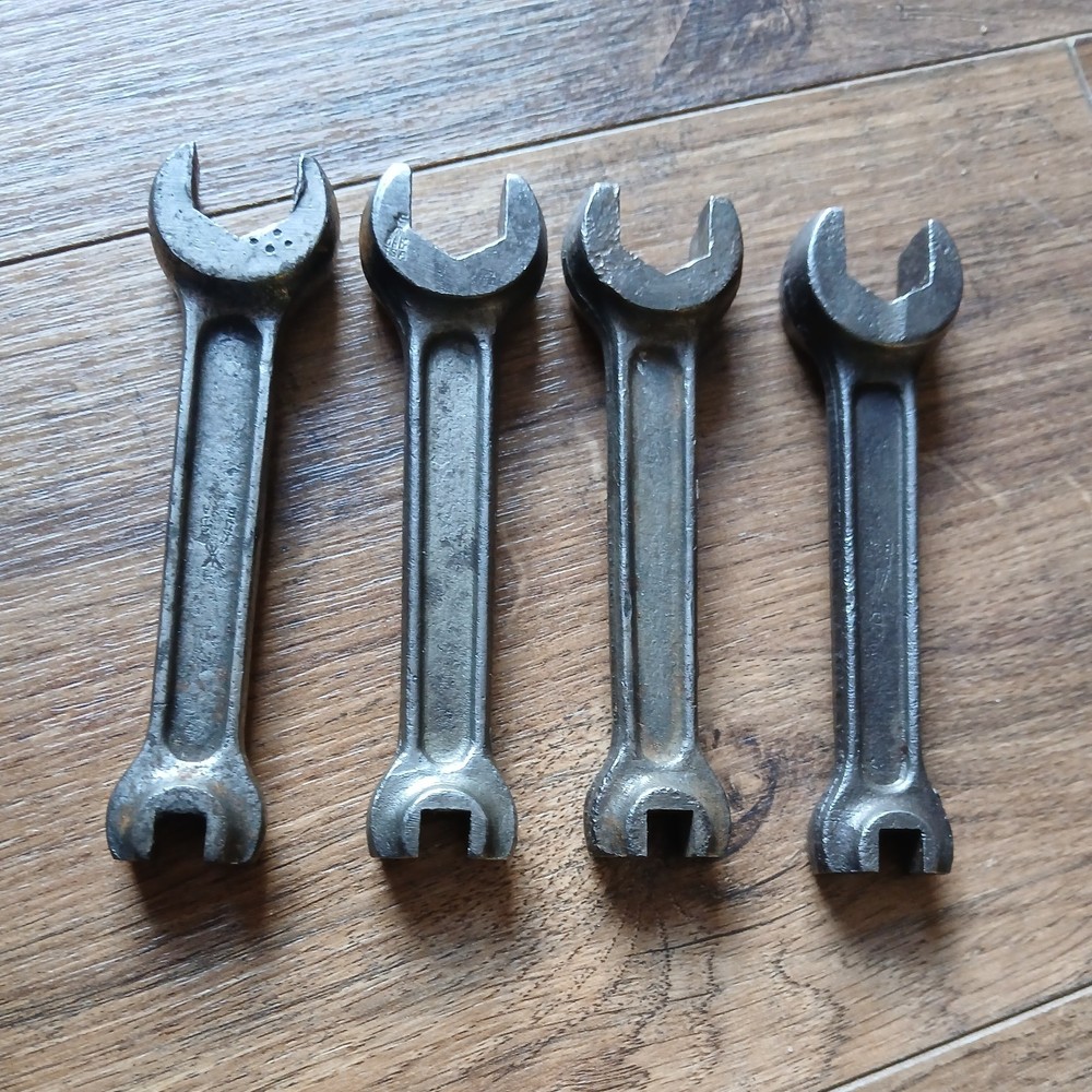 BSA Motorcycle Spanners x4 (Store box #3)