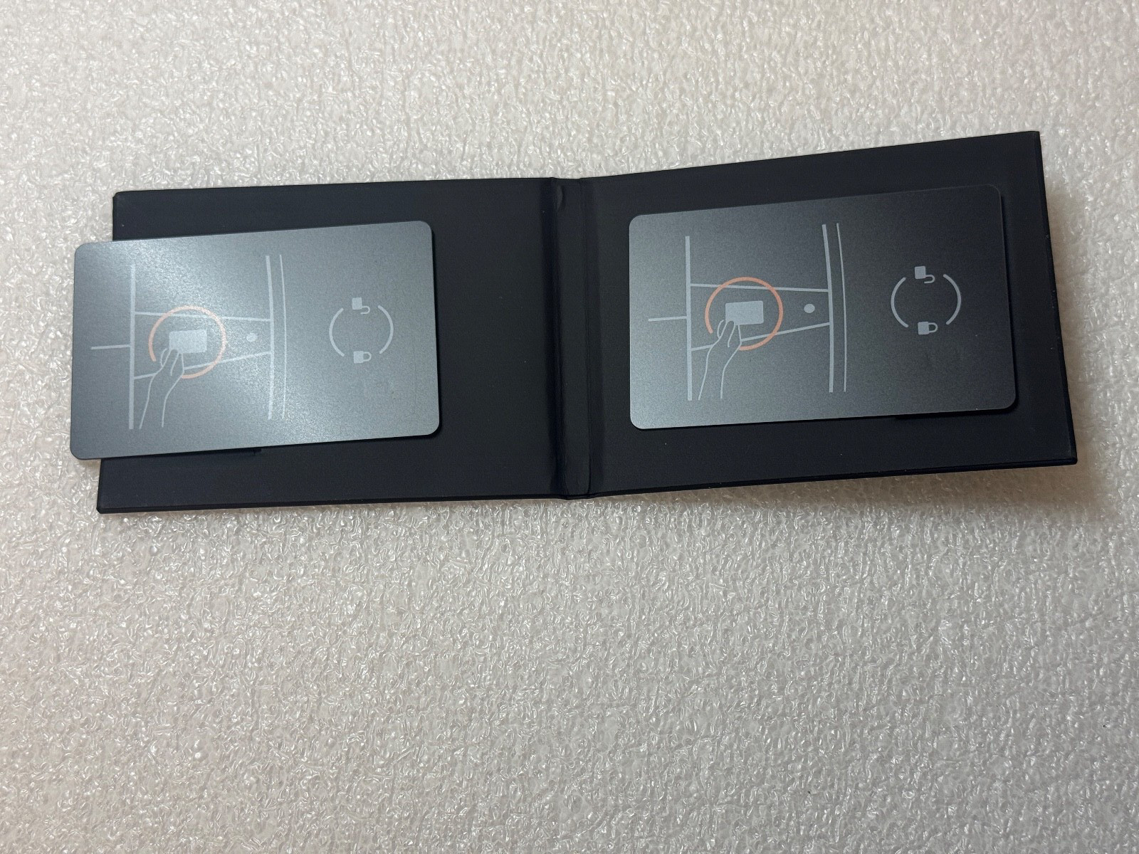 NEW OEM Genuine set of 2 Tesla Key Card with Wallet NFC KeyCard Kit 1131087