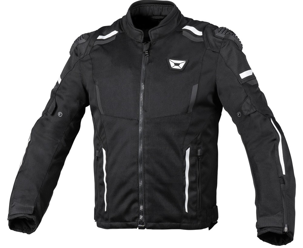 Cortech Hyper-Flo Air 2.0 Mens Textile Motorcycle Jacket Black/White