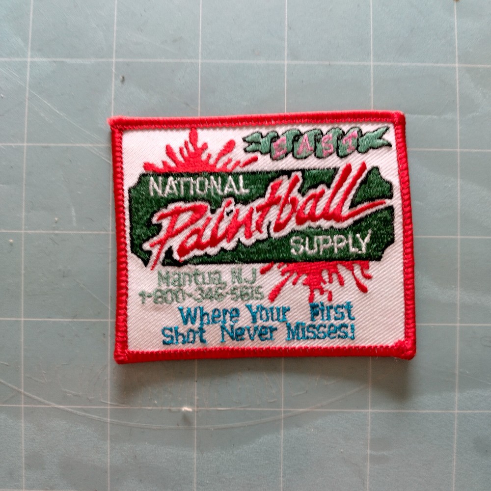 National Paintball Supply Patch size 3.5x2
