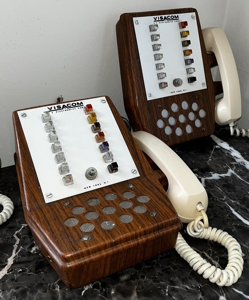 Rare! Vintage AE Electronics Corp. (VisaCom) Intercom Phone System..