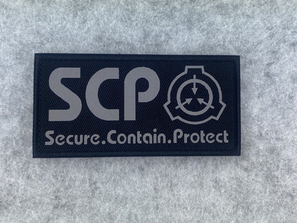 SCP Foundation Video Game Reflective Morale Tactical Patch