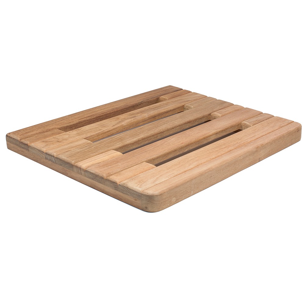 Whitecap Teak Swim Platform, 18" – Marine Grade Durability