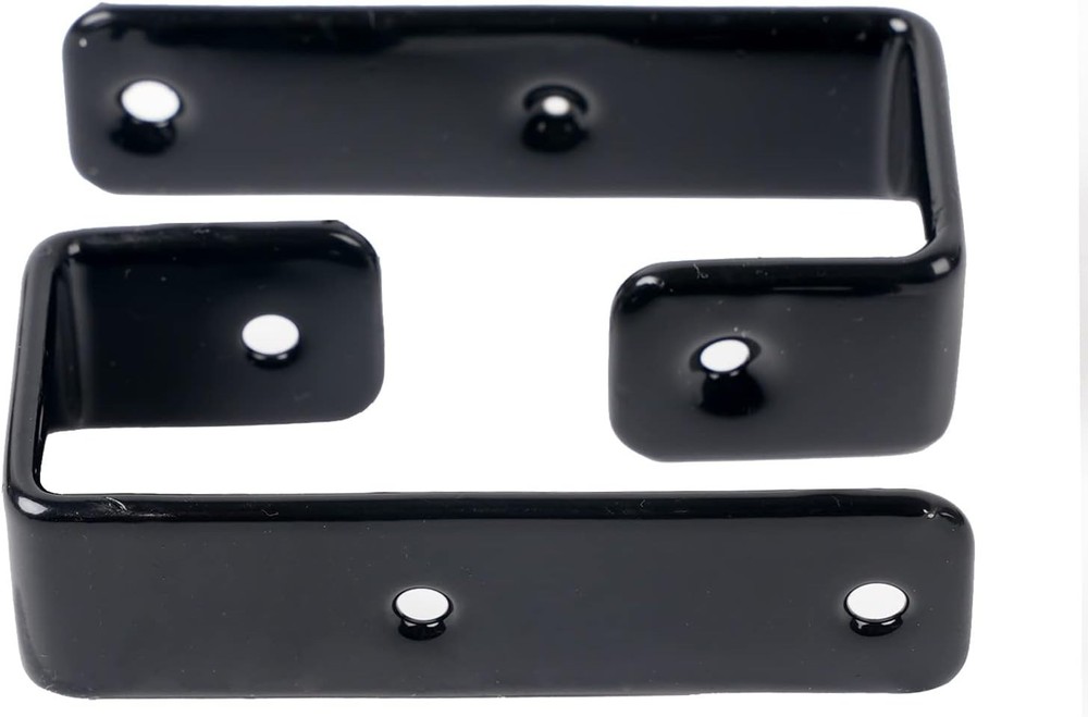 Rust-Resistant Black PVC Bunk Bed Ladder Hooks - Easy Installation Included