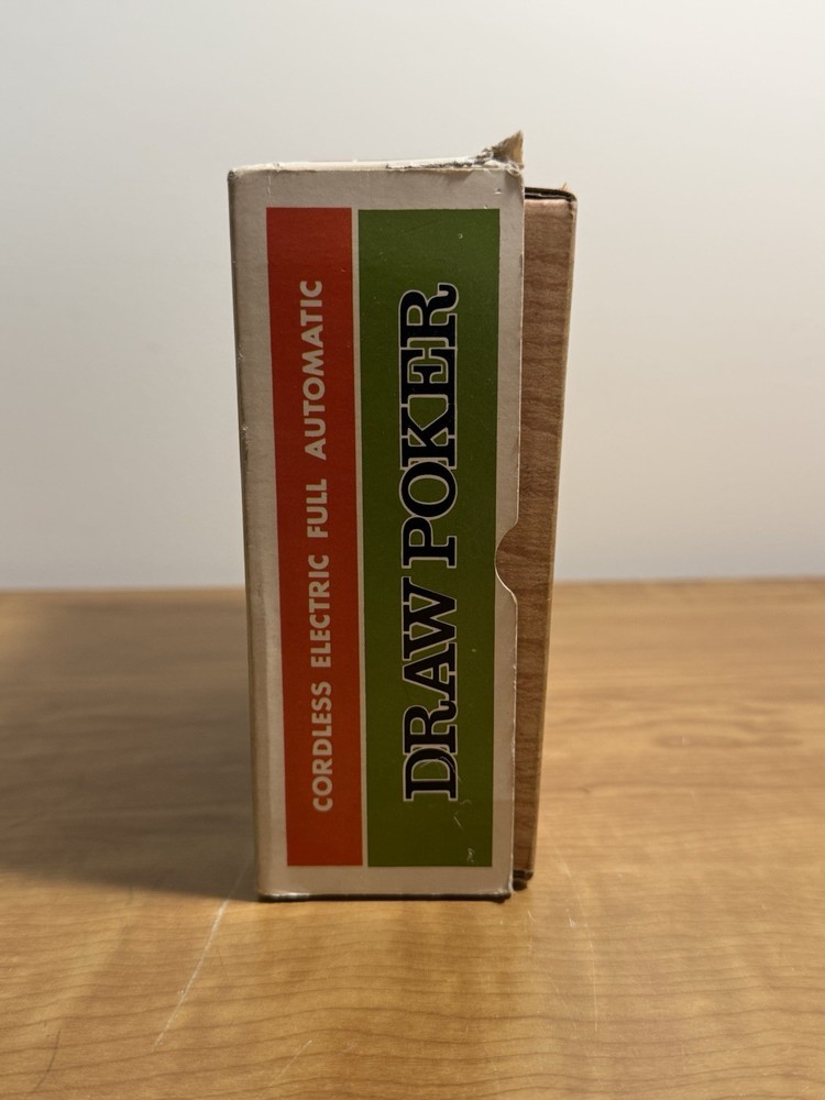 Vintage 1970s Draw Poker Machine