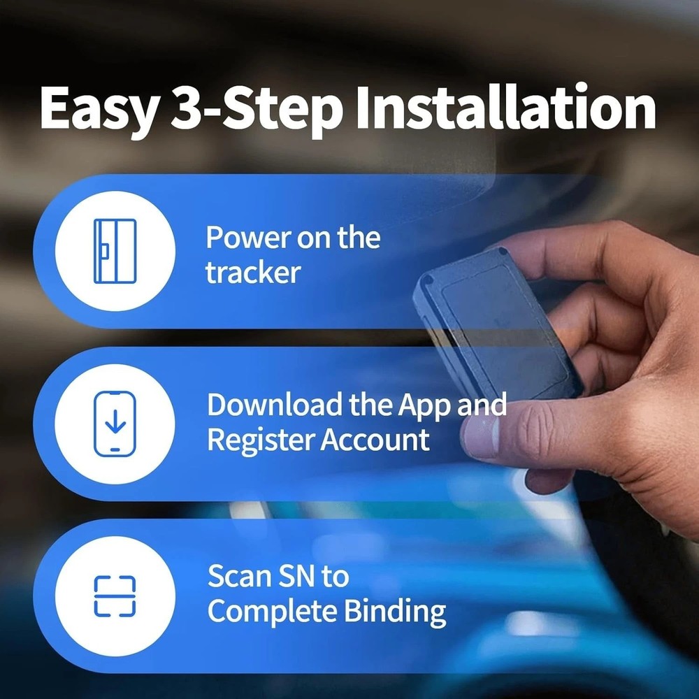 Ultimate GPS Tracker for Vehicles - No Subscription, Real-Time Tracking & Alerts