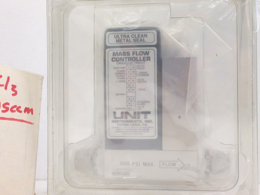 Unit UFC-1160A Mass Flow Controller, BCL3, 100 SCCM, Refurbished