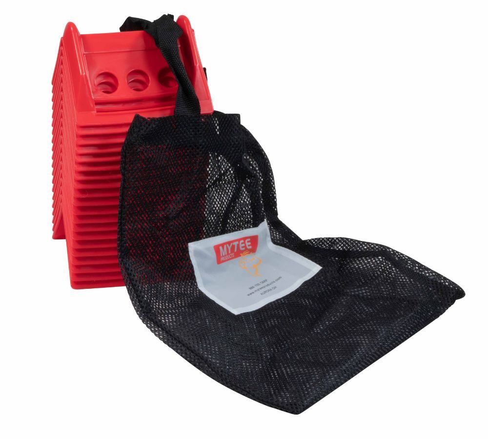 120Pc Red 4"x6" Flatbed Edge Protectors w/ Carrying Case Strap Corner Protector
