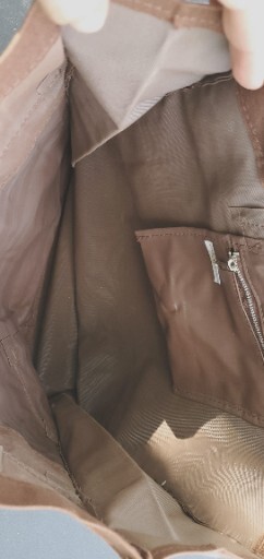 The Creative Circle Brown Canvas Needlework Tote Bag