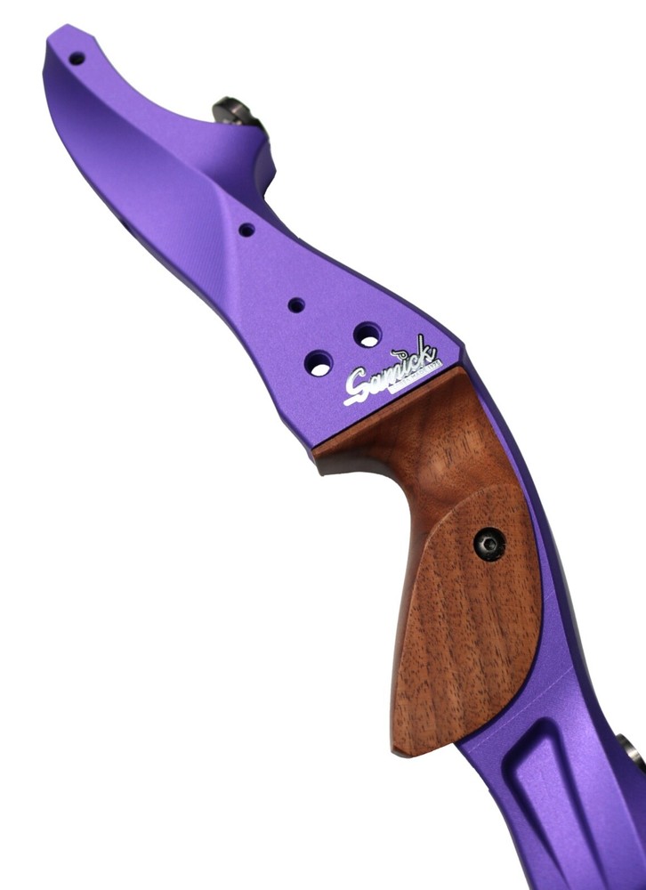 Samick 17" Machined CNC Discovery Riser / Deep Purple / Right Hand