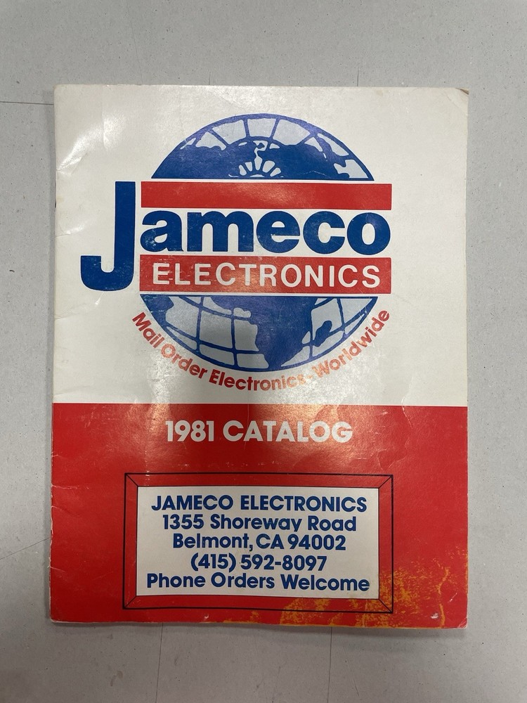 Jameco Electronics Original 1981 Catalog