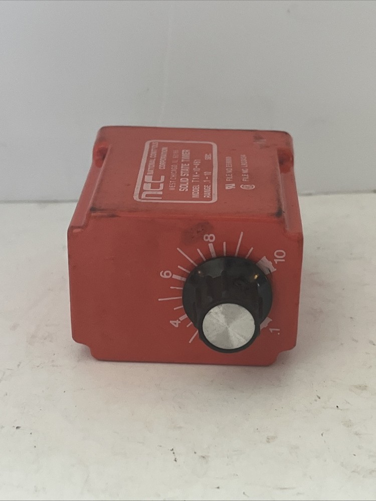 National Controls Corporation (NCC) solid-state timer, model T1K-10-461