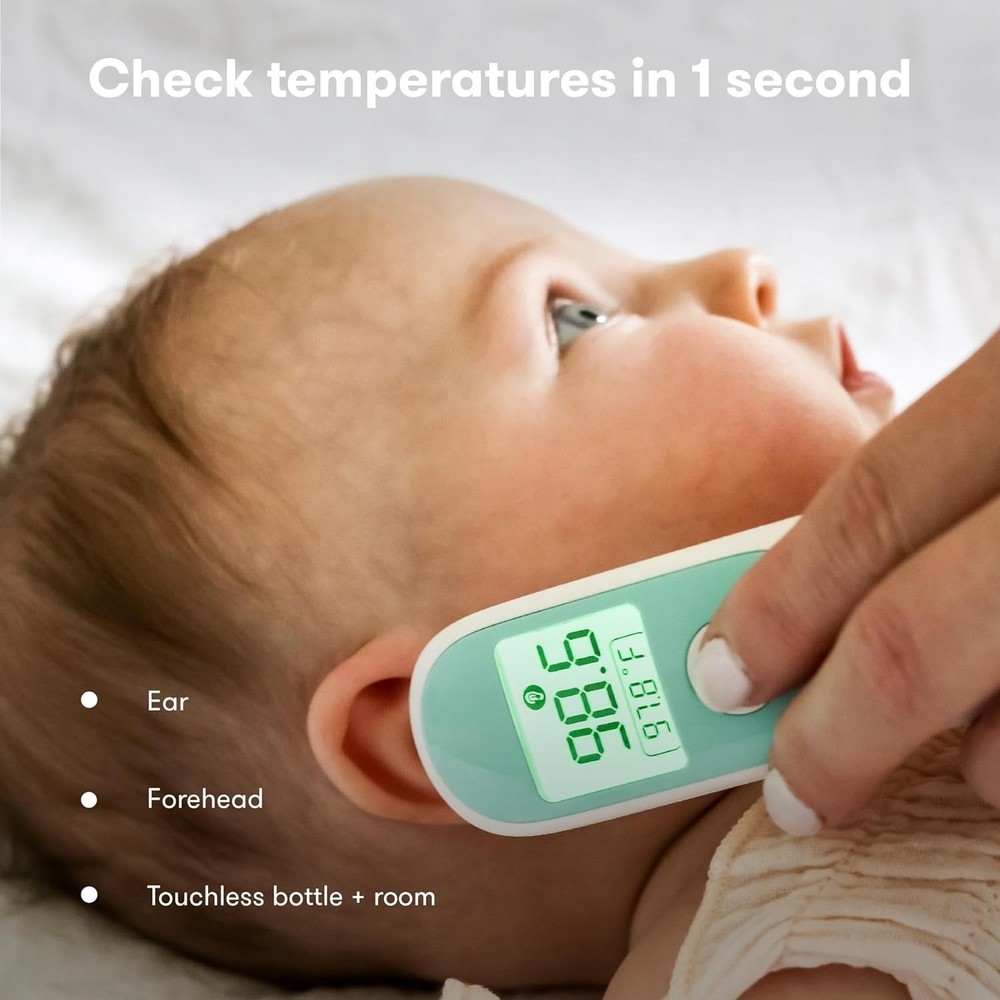 Fast-Reading Touchless Thermometer for Infants & Adults - Includes Storage Pouch