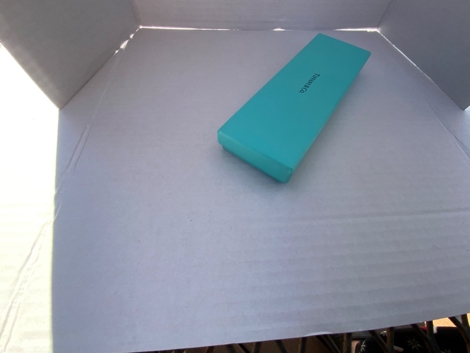 Tiffany & Co. Gold Plated & Blue Lacquer Enamel Ballpoint Pen -New in Box