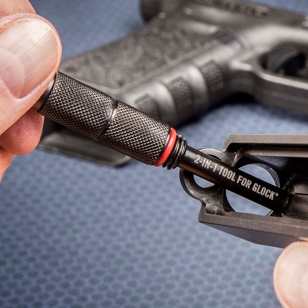Real Avid 2-in-1 Tool For Glock Disasembly & Front Sight, AVGLOCK21 Sight Tool