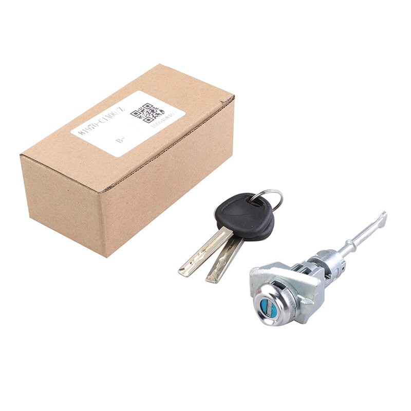 Door Lock Cylinder 2 Keys Driver Side FL 81970-C1A00 For 15-19 Sonata
