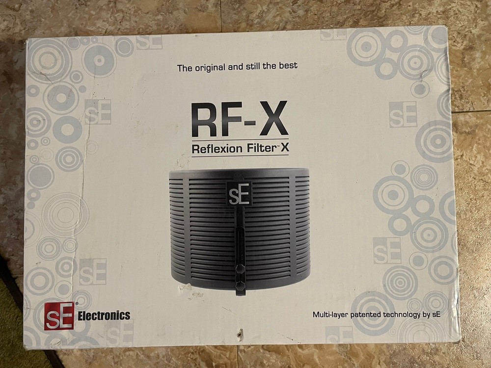 sE Electronics RF-X Portable Isolation Filter X Reflection Reflexion Shield RF-X