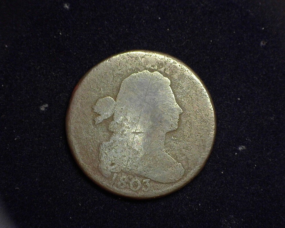 HS&C: 1803 Large Cent Draped Bust Cent G - US Coin
