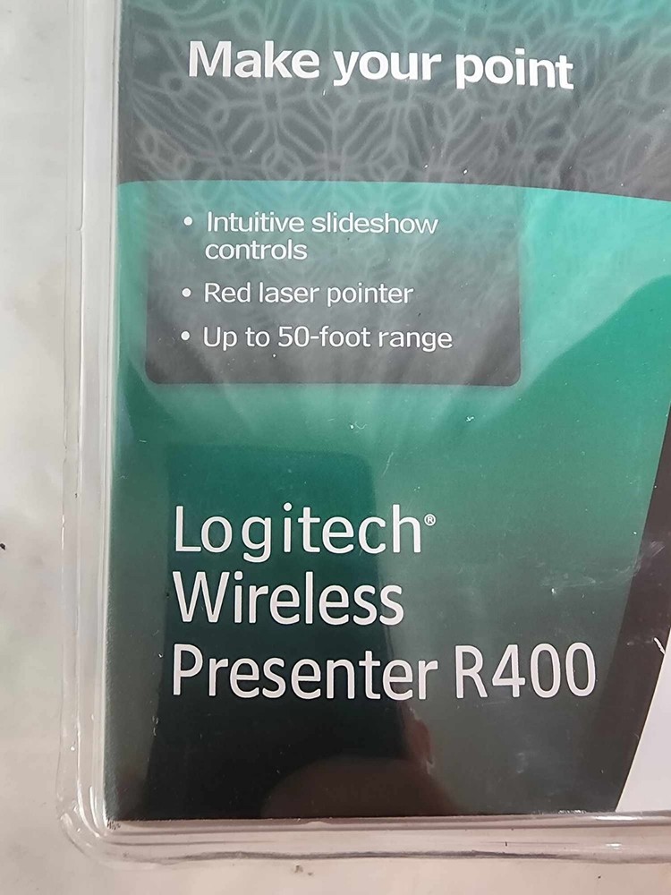 Logitech R400 Presenter Remote Control & Red Laser Pointer - Brand New Sealed