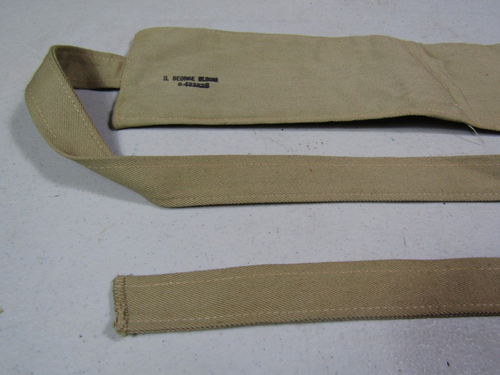 WWII US ARMY Moneybelt. Id'd to Officer.