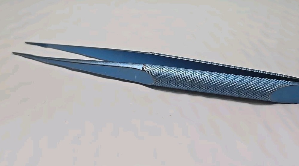 Codman 80-1732 Surgical Titanium Rohoton Dressing Forceps 7" Serrated