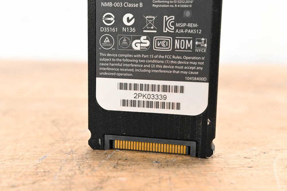 AJA PAK512 SSD Module for Ki Pro Systems CG01WD7