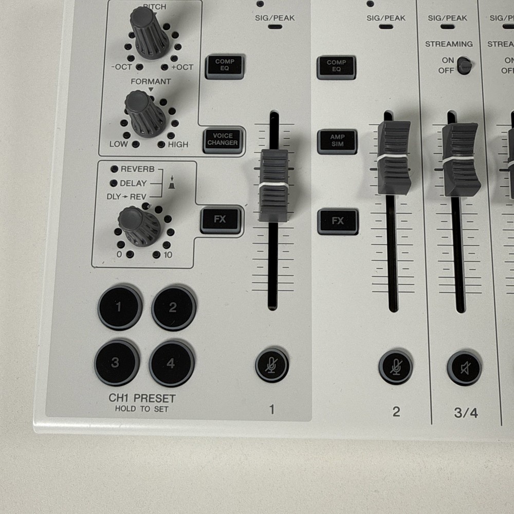 Yamaha AG08 Live Streaming Mixer USB Audio Interface w/ USB Cable – Tested