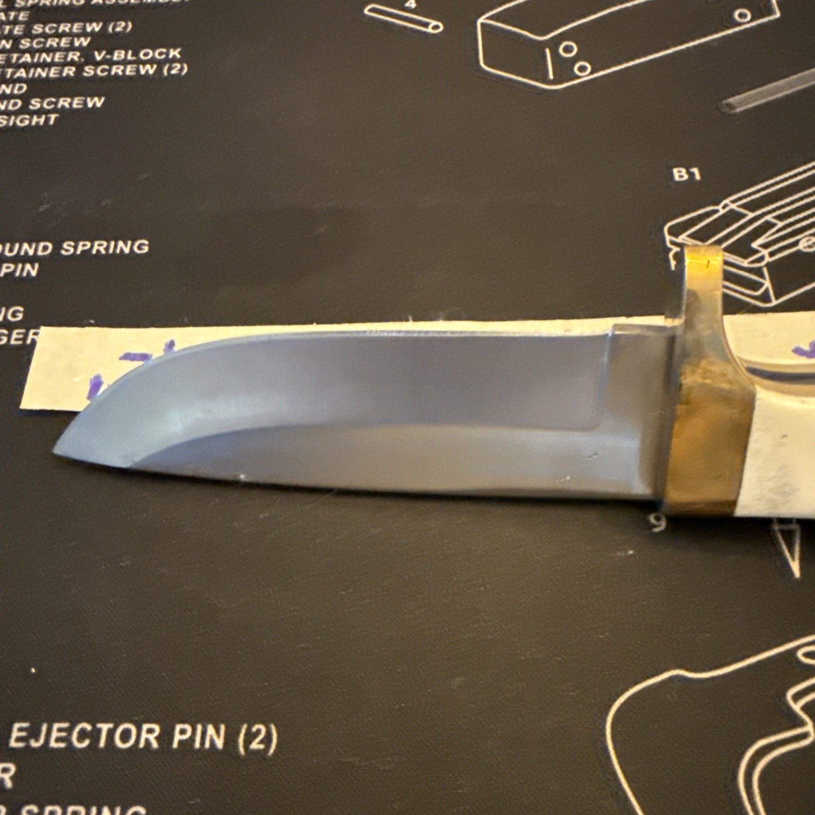 Puma SGB Elk Hunter, Smooth White Bone, German Steel, Hunting Knife, 68116050T