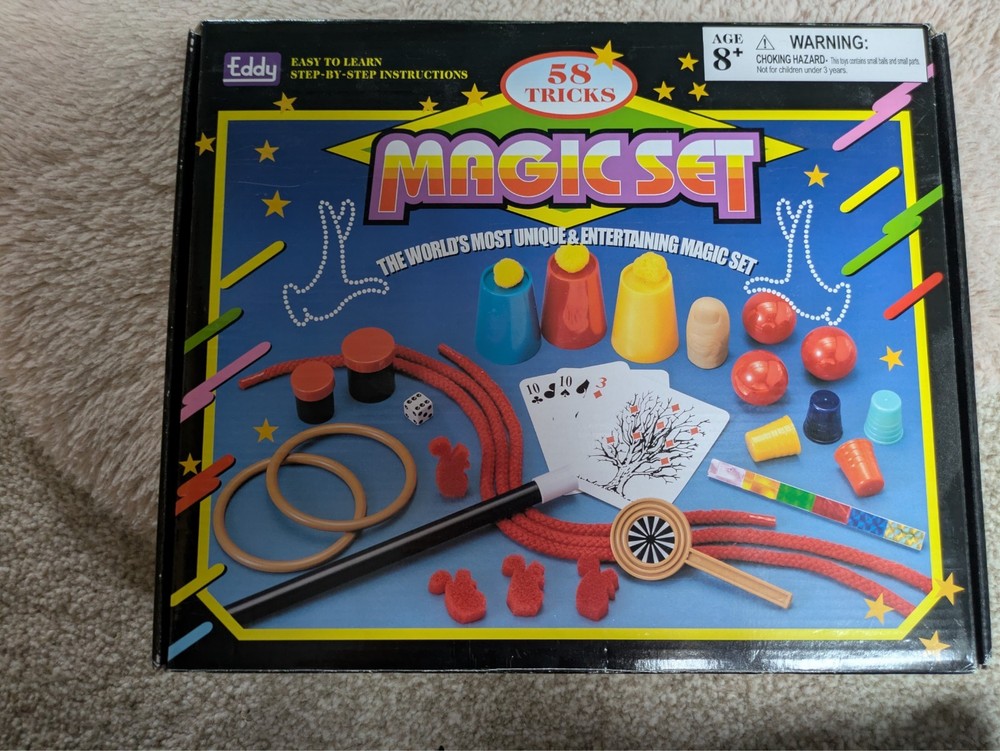 Eddy magic set opened never used - includes all pieces
