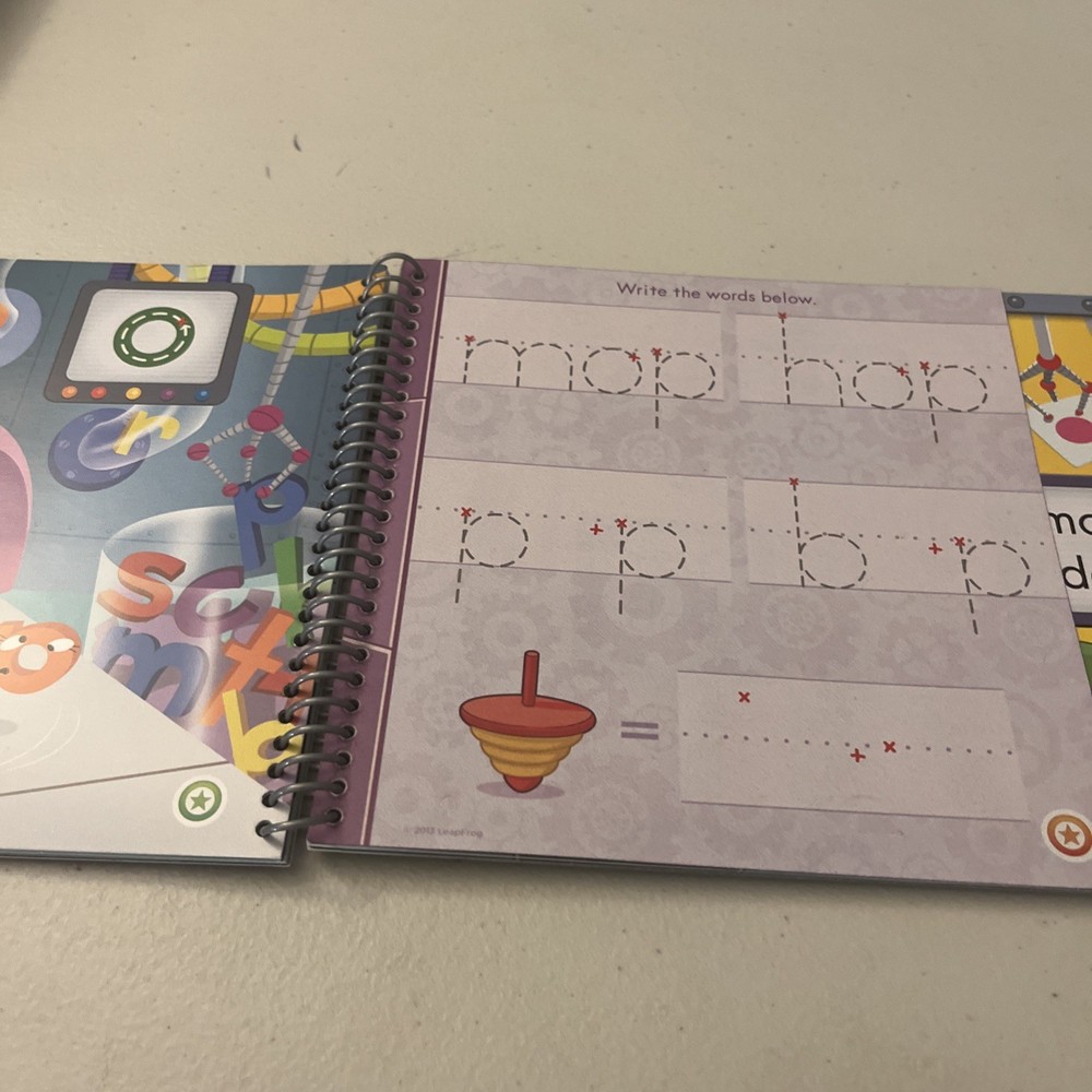 LeapFrog LeapReader Writing Workbook Talking Words Factory Frog Write It