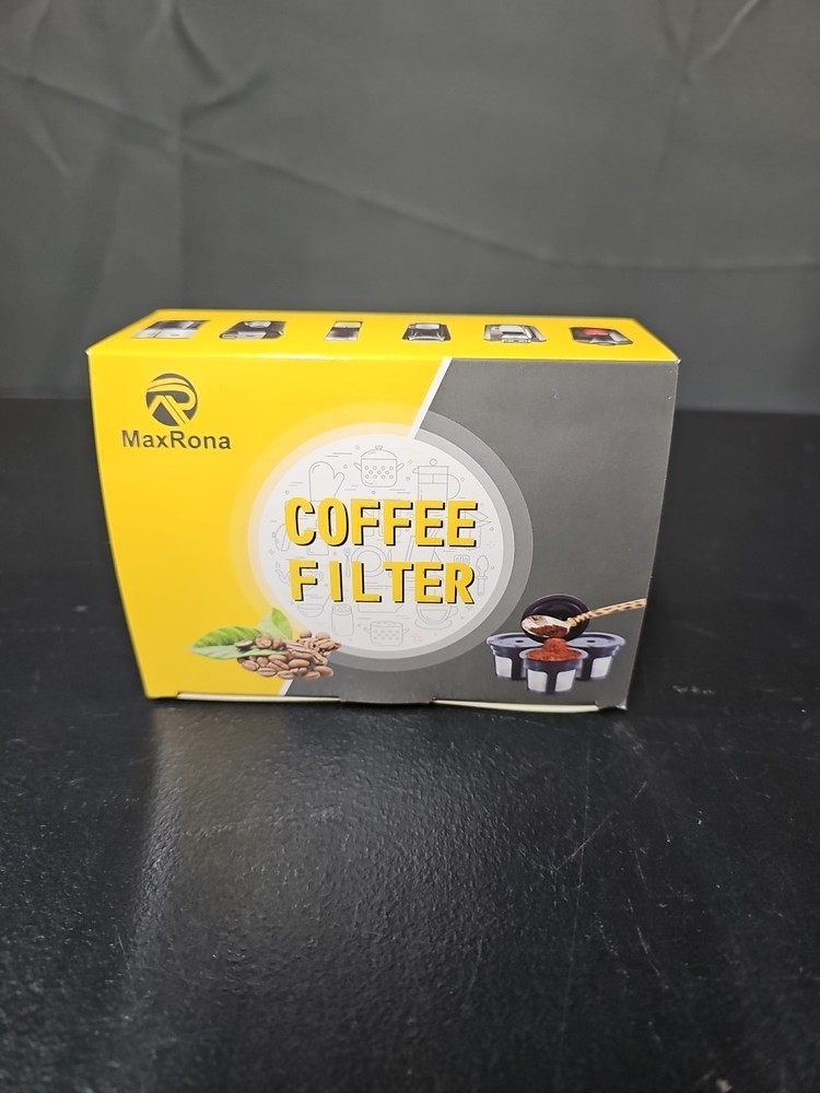 MaxRona Reusable K Cup Filter Pods - Refillable for Keurig Brewers (6 Pack)