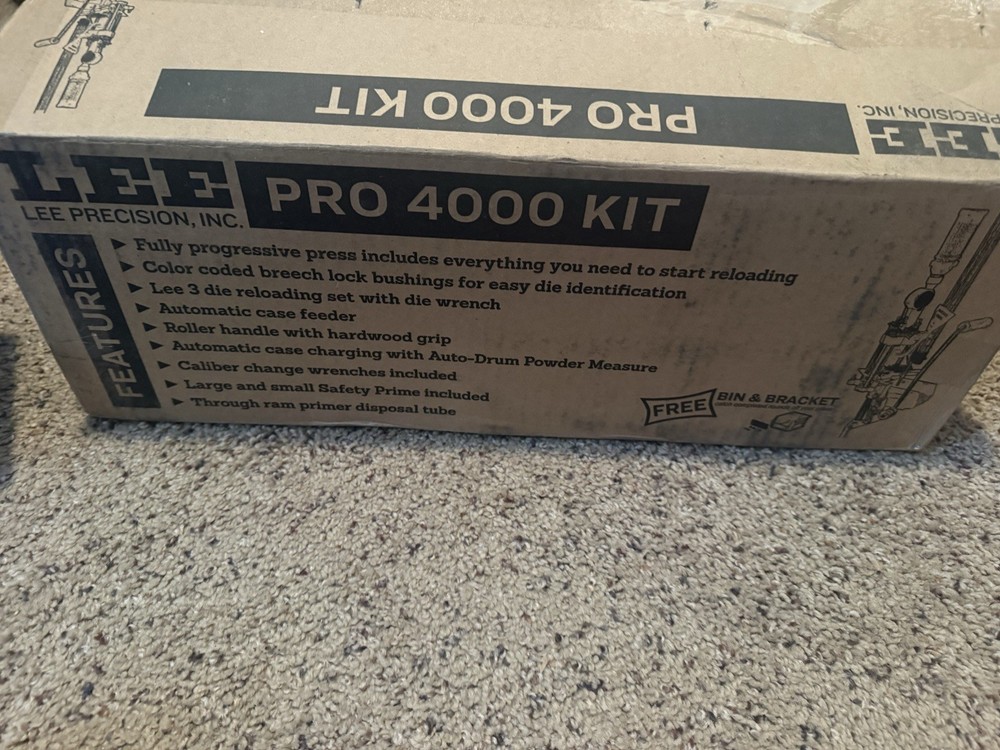 Lee Precision Pro 4000 Kit Progressive Reloading Press Kit Progressive Type