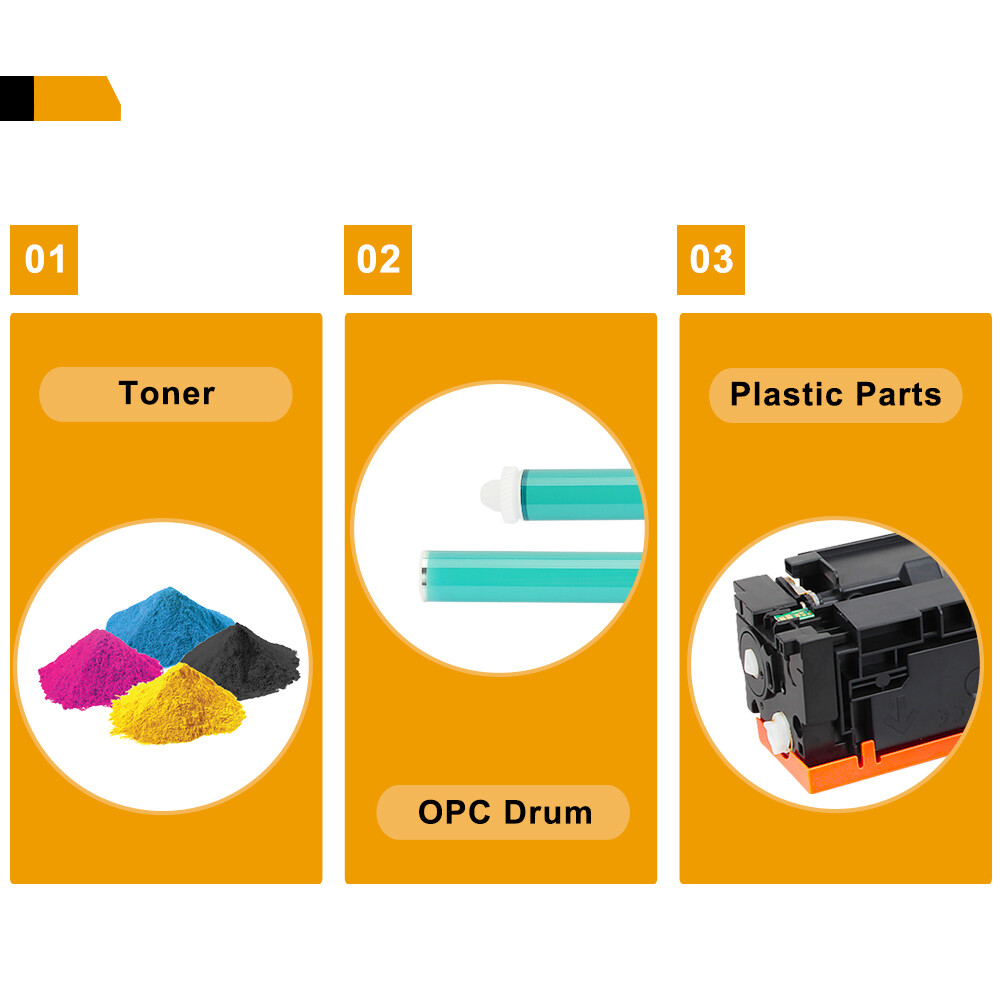 Toner for HP 201X CF400X 201A Color Laserjet Pro MFP M277dw M277c6 M252n M252dw