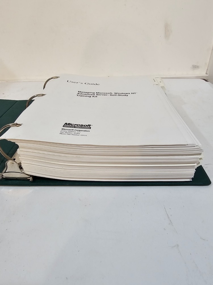 Microsoft Windows NT Advanced Server 3.1 Self Study Series w/Floppy Disks NEW