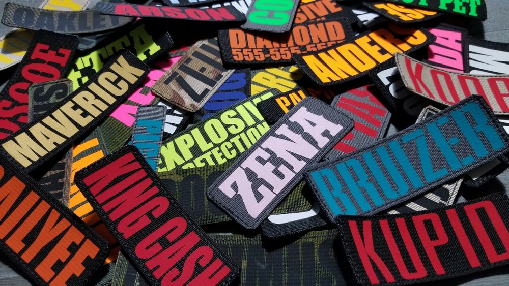 Personalized Patch for Harness or Collars.