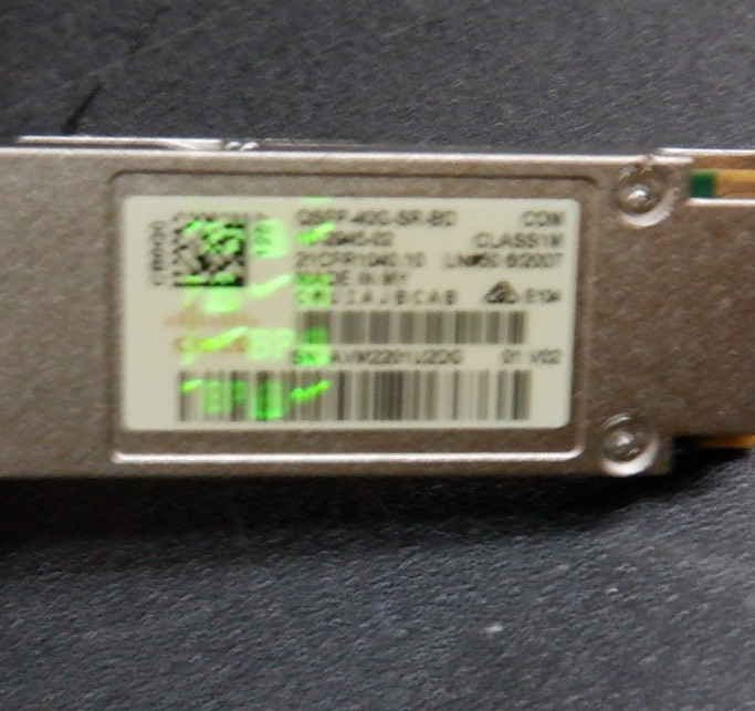 CISCO QSFP-40G-SR-BD 10-2945-02 40GbE 40GBASE-SR QSFP+ HOLOGRAM LOT OF 10