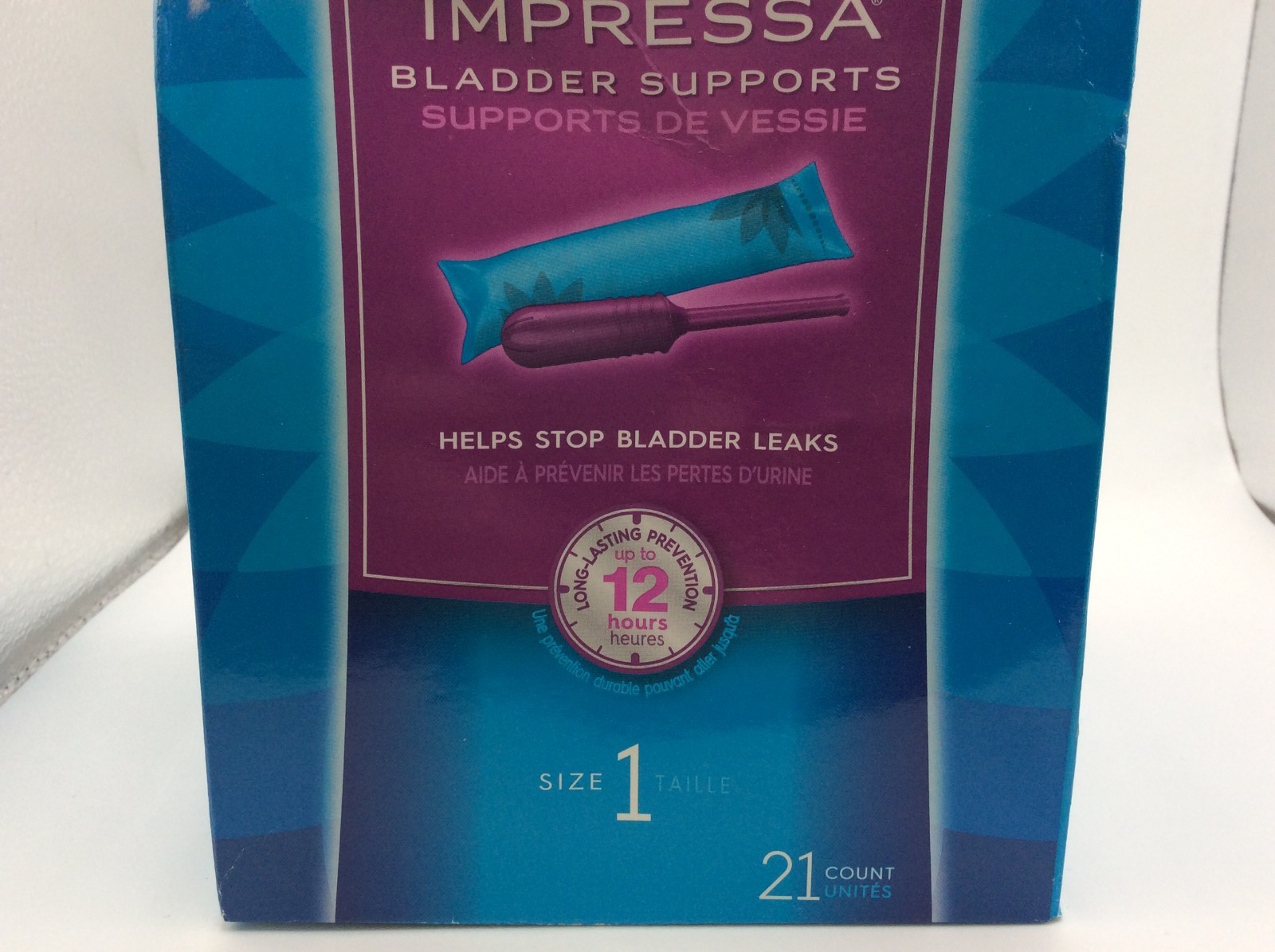 Poise Impressa Bladder Support Tampons, Size 1, 21 Count, 2029🎈FREE SHIPPING🎈