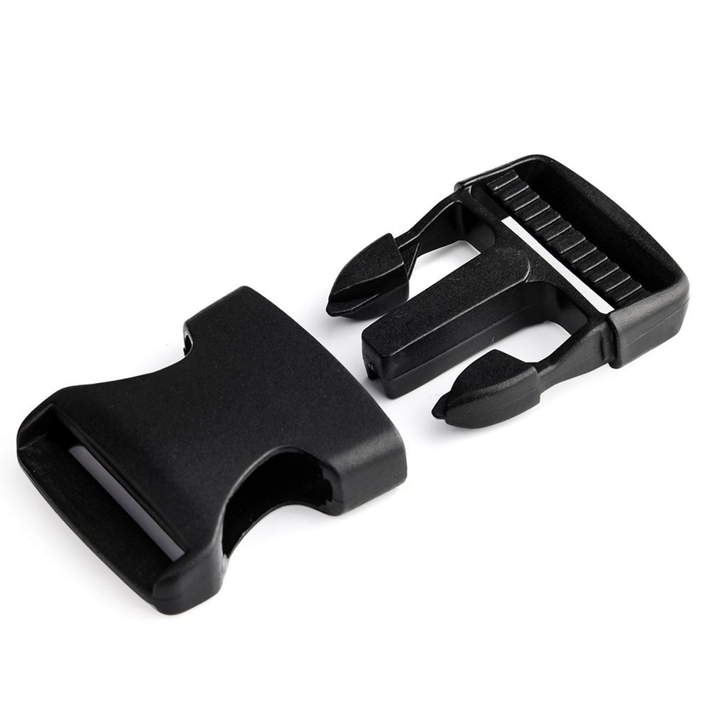 Coopay 16 Pack 4 Sizes Plastic Buckle Adjustable Quick Side Release Buckles R...
