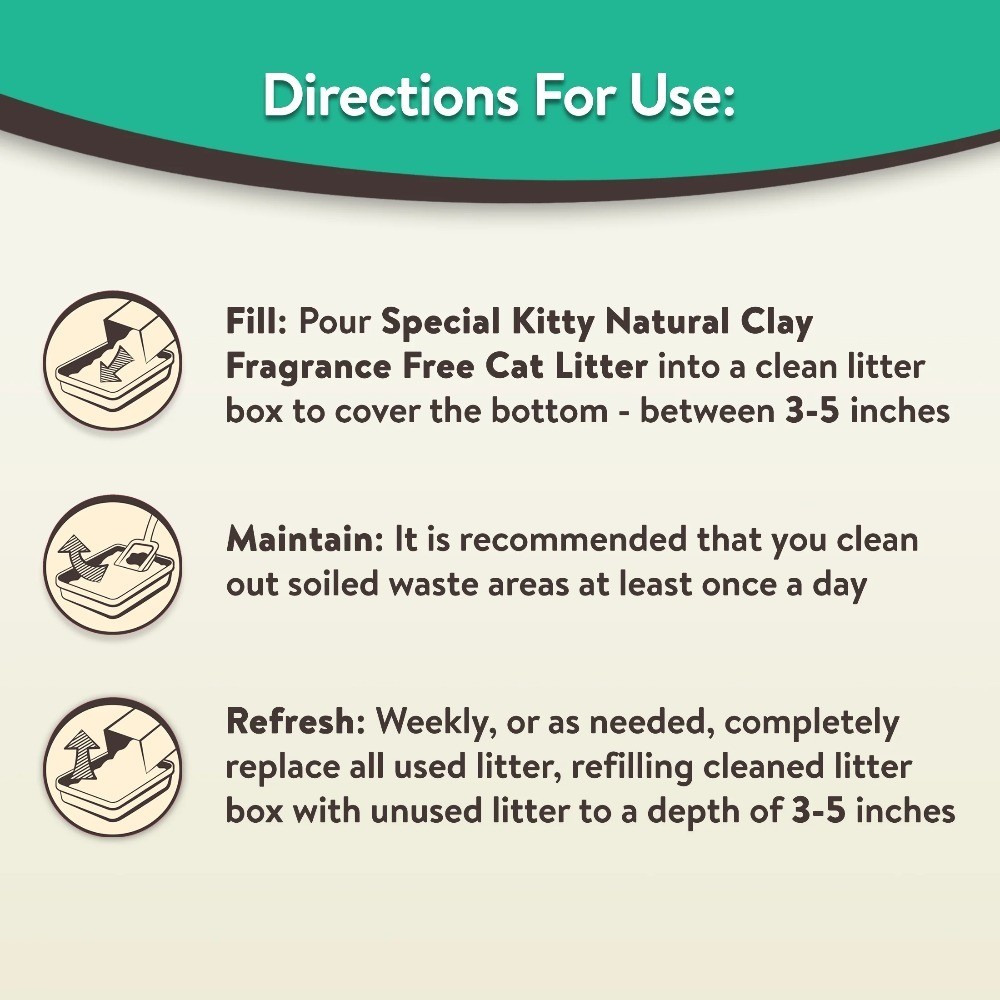 Scoopable Tight Clumping Cat Litter Fresh Scent 20 lb 2 Pack