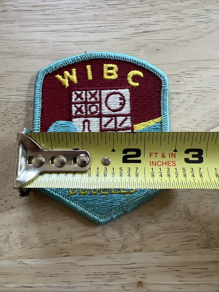 Vintage Patch, Bowling WIBC Local Champion Doubles Bowling Patch