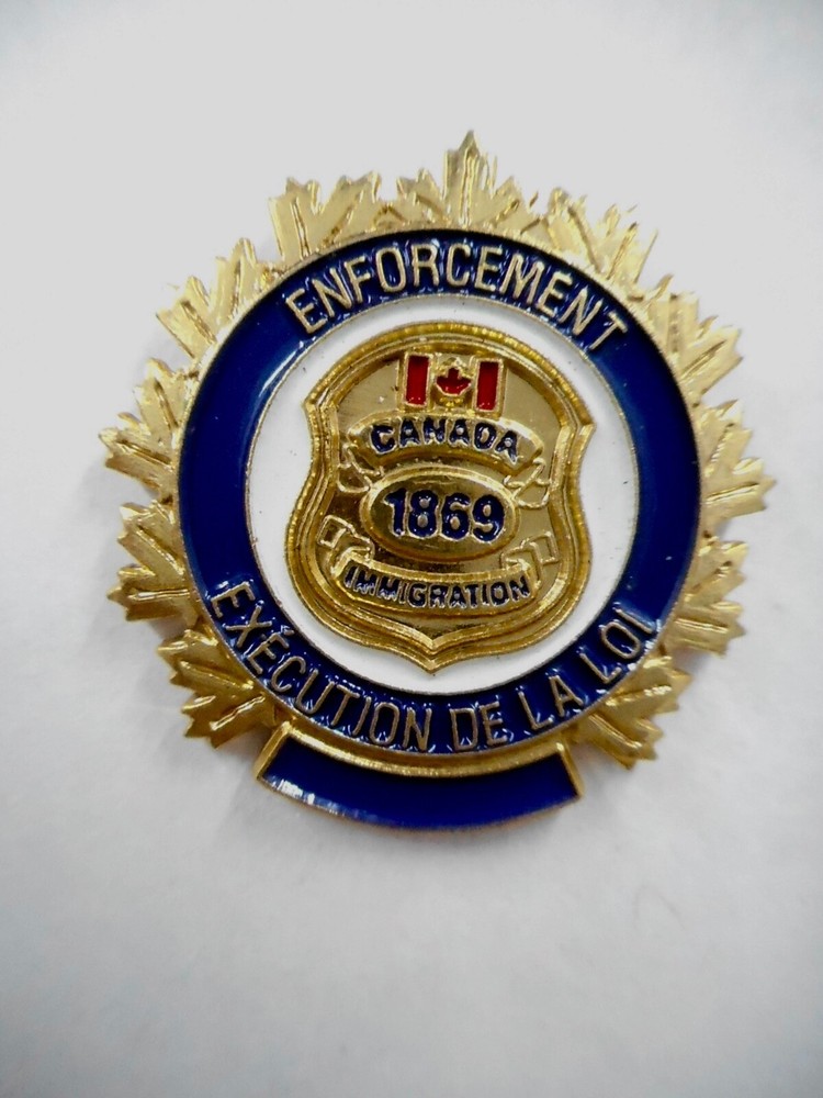 Canadian Immigration Enforcement  Lapel Pin