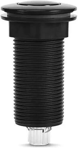 Air Activated Switch Button with Air Hose, Sink Top Black Push Button for Foo...